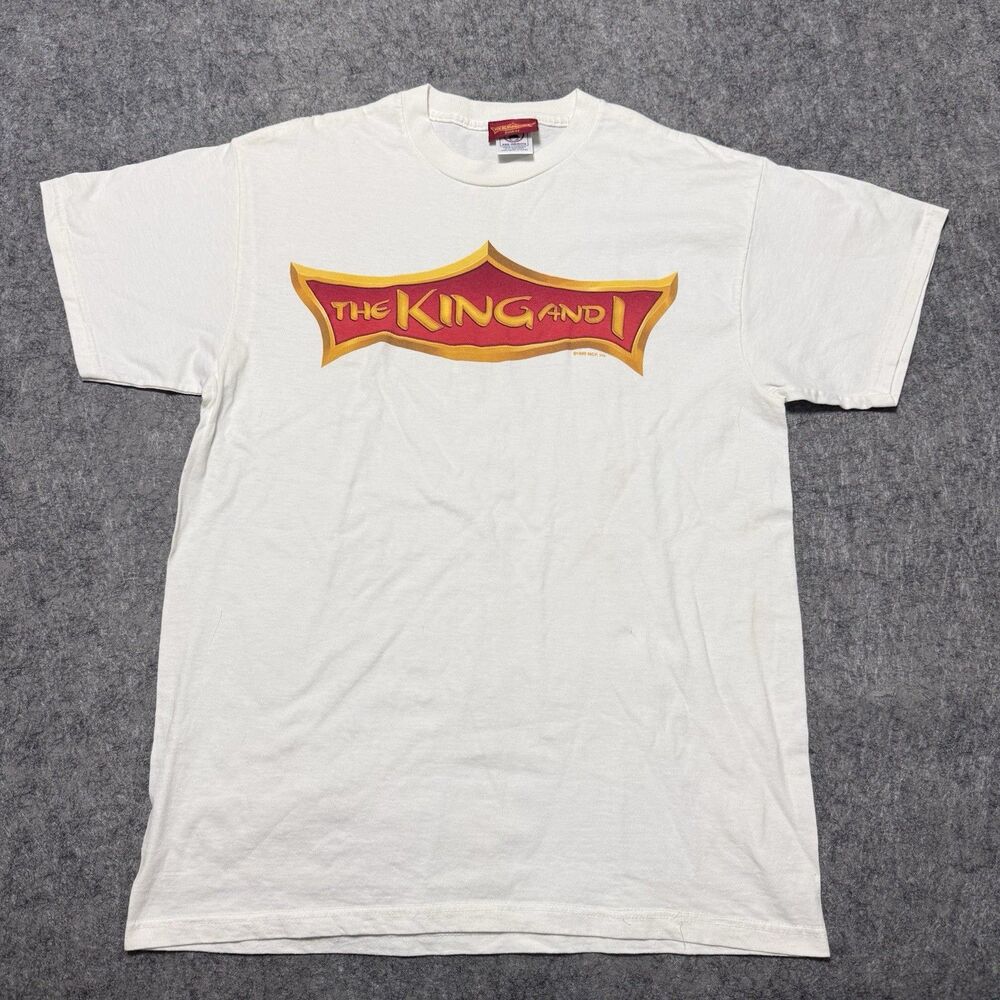 Vintage 1999 The King and I Movie Promo T Shirt XL Animated Musical Theatre 90s